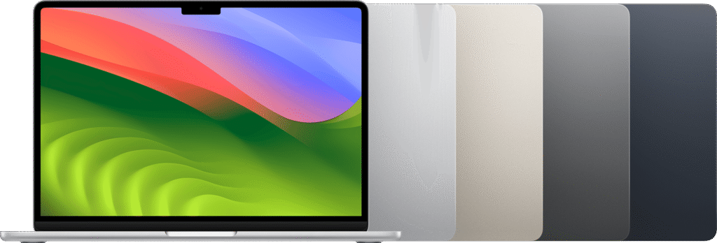 MacBook Air M3 13inch — Apple catalog image. Available finish, condition and accessories may differ.