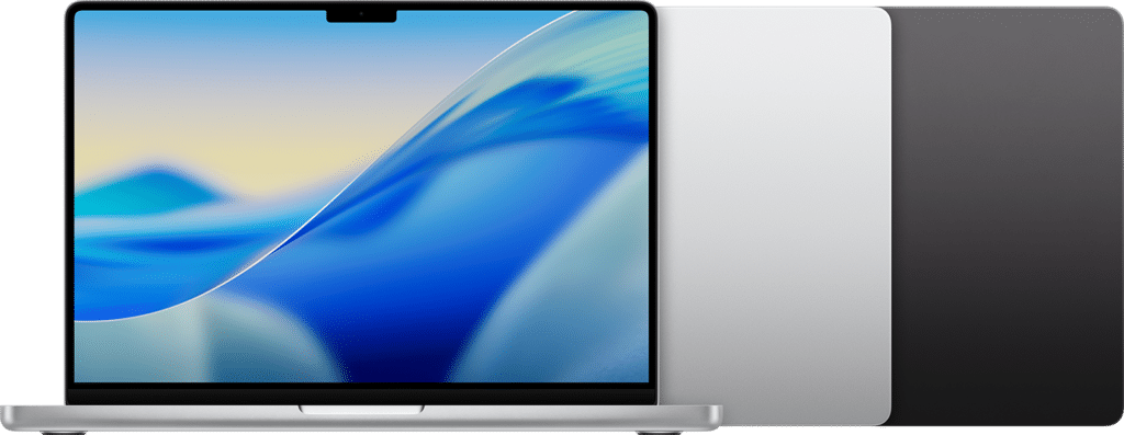 MacBook Pro (14-inch, M5 Pro) — Apple catalog image. Available finish, condition and accessories may differ.