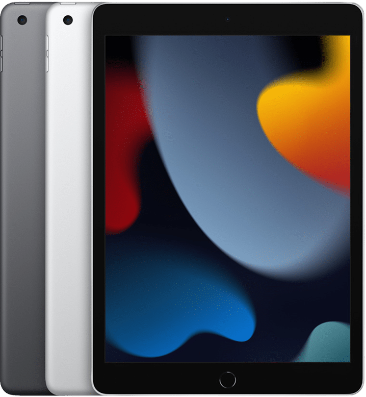 iPad 9th Gen WiFi & Cell — Apple catalog image. Available finish, condition and accessories may differ.