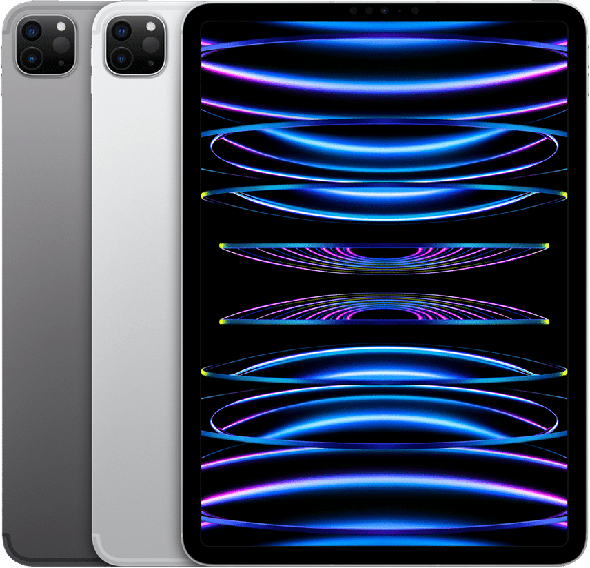 iPad Pro 11 inch M2 — Apple catalog image. Available finish, condition and accessories may differ.