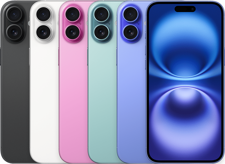 iPhone 16 Plus model-family product image; color and condition may differ