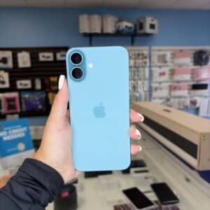 iPhone 16 Plus Teal E-sim Unlocked 128GB Battery At 96%